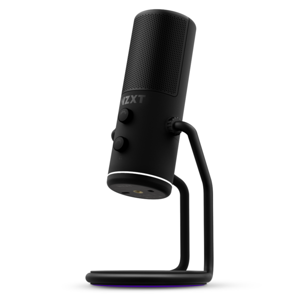 NZXT Capsule USB Microphone Black Gamers/Streamers Unidirectional Cardoid