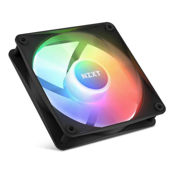 NZXT F120 RGB CORE 120mm Black Fan 500 - 1800rpm 78.86CFM 33.88 dBA 4-Pin PWM