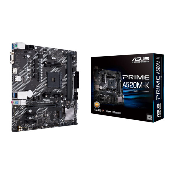 Asus PRIME A520M-K AMD A520 AM4 Micro ATX 2 DDR4 VGA HDMI M.2