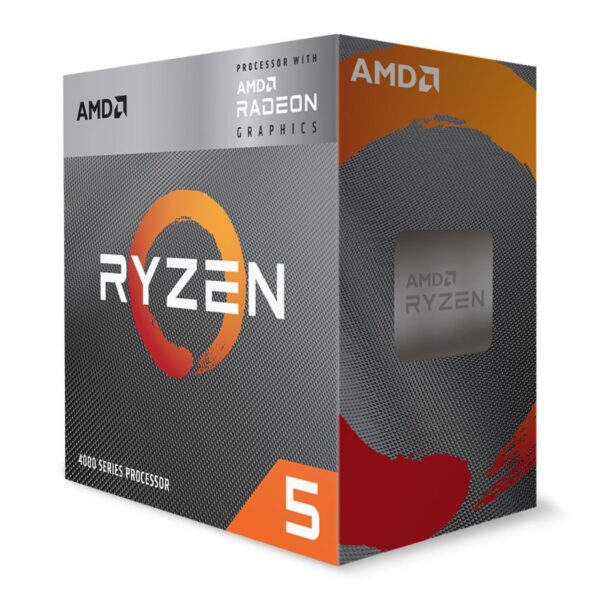 AMD Ryzen 5 4600G CPU AM4 3.7GHz (4.2 Turbo) 6 Core 65W 11MB Cache 7nm 4th Gen Radeon Graphics