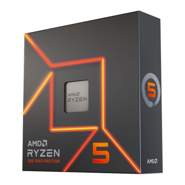 AMD Ryzen 5 7600X CPU AM5 4.7GHz (5.3 Turbo) 6 Core 105W (142W Turbo) 38MB Cache 5nm 7th Gen Radeon Graphics