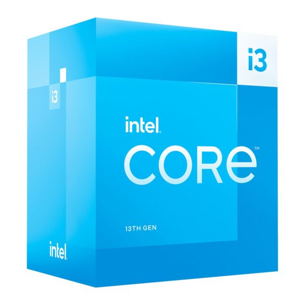 Intel Core i3 13100 CPU 1700 3.4 GHz (4.5 Turbo) Quad Core 60W (89W Turbo) 10nm 12MB Cache Raptor Lake