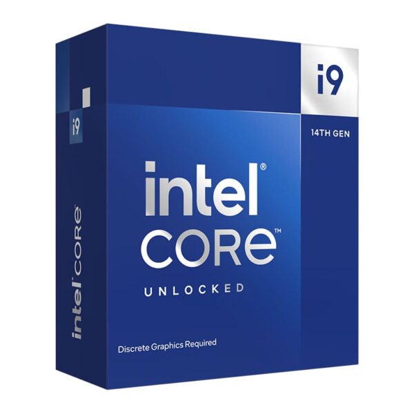 Intel Core i9 14900KF CPU 1700 3.2 GHz (6.0 Turbo) 24 Core 125W (253W Turbo) 10nm 36MB Cache Overclockable Raptor Lake Refresh No Graphics