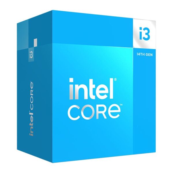 Intel Core i3 14100F CPU 1700 Up to 4.7GHz Quad Core 60W (110W Turbo) 10nm 12MB Cache Raptor Lake Refresh No Graphics