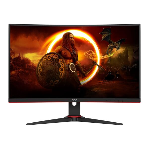 AOC 27" C27G2E/BK Curved Gaming Monitor Full HD 165Hz Adaptive Sync 1920 x 1080 HDMI/Display Port/VGA