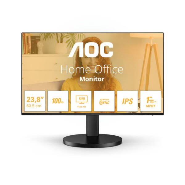 AOC 23.8" 24B3HA2 VGA/HDMI/Speakers 100Hz 1920x1080 IPS 1ms Monitor