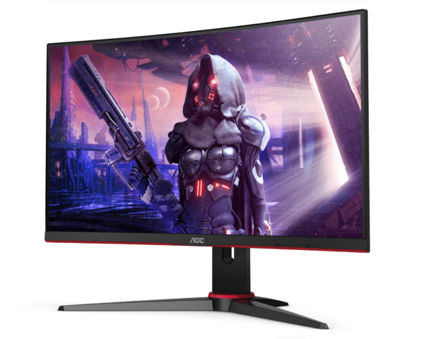 AOC 23.6'' C24G2AE/BK Curved Gaming Monitor 1920 x 1080 VGA/HDMIX2/Display Portx2 165Hz FreeSync Premium