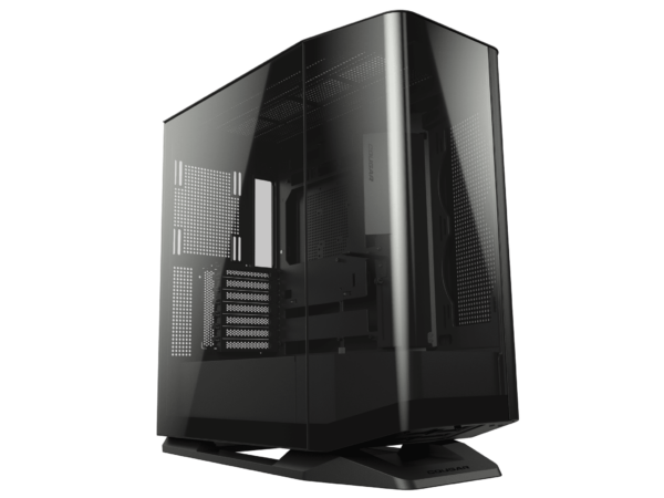 Cougar FV270 Curved Tempered Glass Mid Tower Black Case 1 x 120mm ARGB Fan