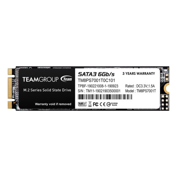 Team 1TB MS30 M.2 SATA SSD M.2 2280 SATA3 Read Up to 530 MB/s Write Up to 480 MB/s