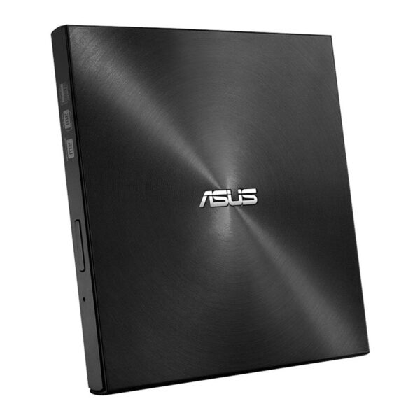 Asus (ZenDrive U9M) External Slimline DVD Re-Writer USB-A / USB-C 8x M-Disc Support Cyberlink Power2Go 8 Black