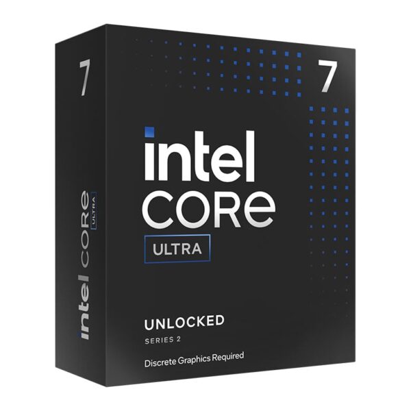 Intel Core Ultra 7 265K CPU 1851 5.5GHz Turbo 20 Core 125W (250W Turbo) 30MB Cache Overclockable Arrow Lake NO HEATSINK/FAN