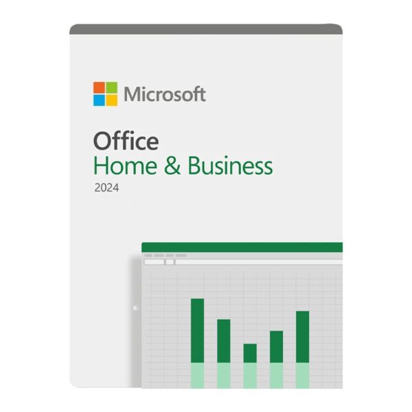 Microsoft Office 2024 Home & Business Medialess Word Excel PowerPoint 1 Licence for Windows/MacOS