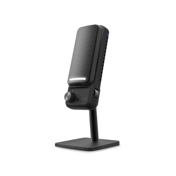 NZXT Capsule Elite USB Microphone Black 24-bit 192kHz Cardioid Polar Pattern Built-in Pop Filter NZXTCAM